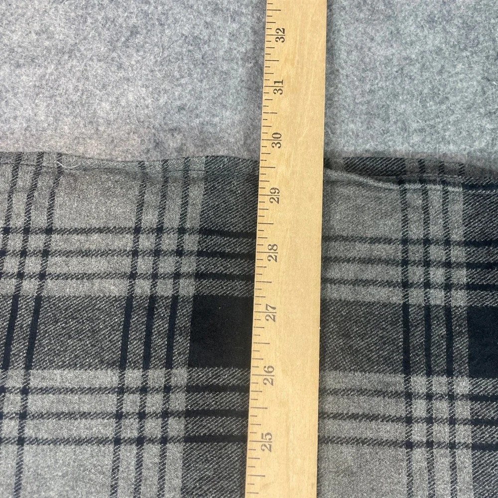 The North Face Mens Flannel Shirt L Gray Plaid Long Sleeve Outdoor Hiking Arroyo